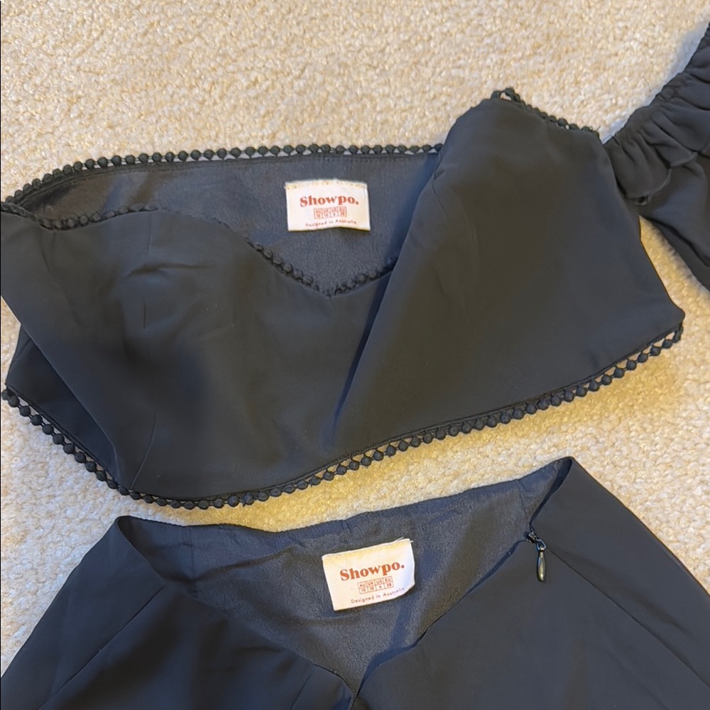 Chic Black Two-Piece Set - image 2